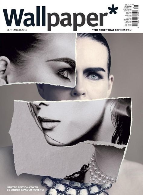 Wallpaper Magazine September 2013 cover with Linder Sterling (Wallpaper Magazine) Layout Editoriale, Editorial Design Magazine, Magazine Cover Ideas, Magazine Front Cover, Magazine Ideas, Desain Editorial, Paolo Roversi, Wallpaper Uk, Wallpaper Magazine