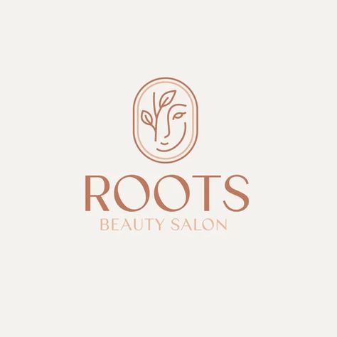 Boho Beauty Salon Logo Design logo modern Nature, Beauty Salon Logo Design, Fashion Boutique Logo, Roots Logo, Spa Logo Design, Makeup Logo Design, Spa Branding, Corporate Logo Design, Salon Logo Design