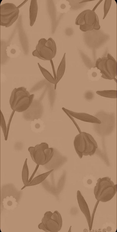 Easthetic Wallpers Brown Landscape, Brown Flower Background, Cream Wallpaper Aesthetic, Brown Aesthetic Background, Brown Background Aesthetic, Light Brown Wallpaper, Tan Wallpaper, Simplistic Wallpaper, Wallpaper Iphone Boho