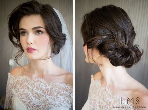 17 Best ideas about Vintage Wedding Hair on Pinterest | Vintage ... Bridal Updo With Veil, Bridal Hairstyles With Braids, Vintage Wedding Hair, Best Wedding Hairstyles, Wedding Hair Inspiration, Low Bun, Bridal Updo, Wedding Hairstyles Updo, Braided Hairstyles Tutorials