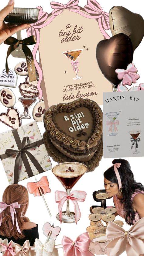 Espresso Martini Birthday, Martini Birthday, Martini Party, 30th Birthday Bash, 21st Bday Ideas, 20th Birthday Party, 32 Birthday, Birthday Ideas For Her, Funny Birthday Cakes