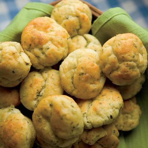 The pungent flavors of goat cheese and rosemary combine in this low-sugar muffin recipe that's perfect for breakfast or a snack. Goat Cheese Muffins, Low Sugar Muffins, Goat Milk Recipes, Rosemary Recipes, Goat Cheese Recipes, Savory Muffins, Cheese Biscuits, Cheese Muffins, Baking Muffins