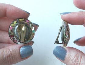 Vintage Advantage: How To Turn Clip Earrings Into Post Earrings How To Convert Clip Earrings To Pierced, Convert Clip Earrings To Pierced, What To Do With Old Clip On Earrings, Clip Earrings Repurpose, Clip On Earrings Diy, Vintage Jewelry Ideas, Vintage Jewelry Repurposed, Vintage Clip Earrings, Creative Craft