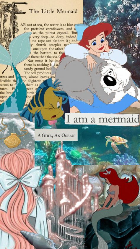 #little mermaid #mermaid #ariel Ariel Collage, Little Mermaid, Ariel, Mermaid, Collage