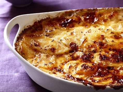 Scalloped Potatoes with Creme Fraiche Recipe : Food Network Kitchen : Food Network - FoodNetwork.com Creme Fraiche Recipe, Creme Fraiche Recipes, Sweet Potato Sides, Easter Side Dishes, Scalloped Potato Recipes, Louisiana Recipes, Potato Gratin, Thanksgiving Recipes Side Dishes, Scalloped Potatoes