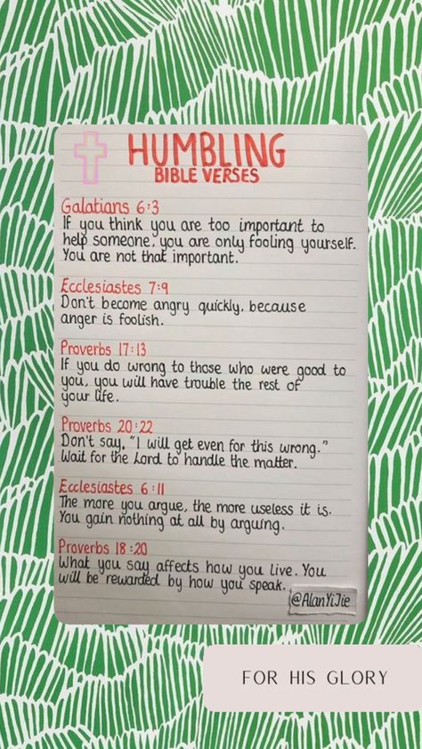 Humble Bible, Ecclesiastes 7 9, Bible Verses For Teens, Encouragement Quotes Christian, Love Christian, Proverbs 20, Bible Study Verses, Christian Bible Quotes, Bible Notes