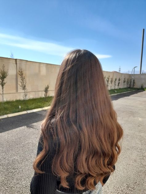 wavy long hair, Brown hair Bra Length Hair, Wavy Long Hair, Straight Wavy Hair, Hair And Makeup Tips, Long Wavy Hair, Beautiful Long Hair, الرسومات اللطيفة, Layered Hair, Wavy Hair