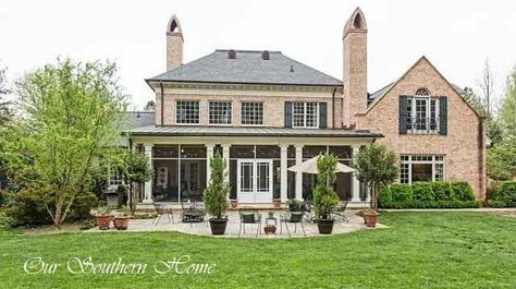 Southern Living 2003 idea house "copy." Great, tall screened porch. oursoutherhomesc.com Backyard Summer, Southern Living House Plans, Southern House Plans, Banana Boat, Southern Homes, Farmhouse House, Expensive Houses, Southern Hospitality, Backyard Living