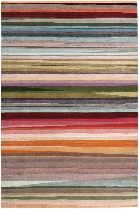 The Rug Company Taps Star-Studded Talent Roster for Anniversary Collection Bright Rugs, San Francisco Design, Dining Room Paint, Childrens Rugs, Area Rug Design, Paint Stripes, Rug Company, Sheepskin Rug, Color Grouping