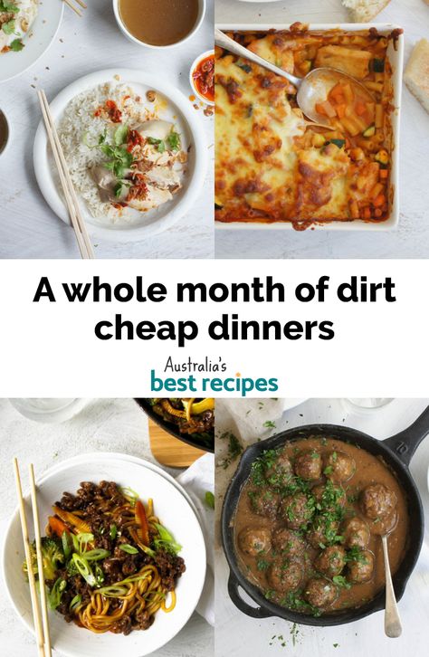 Dirt Cheap Dinners, Cheap Meals For 2, Dirt Cheap Meals, Supper Tonight, Frugal Meal Planning, Low Cost Meals, Cheap Family Meals, Simple Family Meals, Easy Cheap Dinners