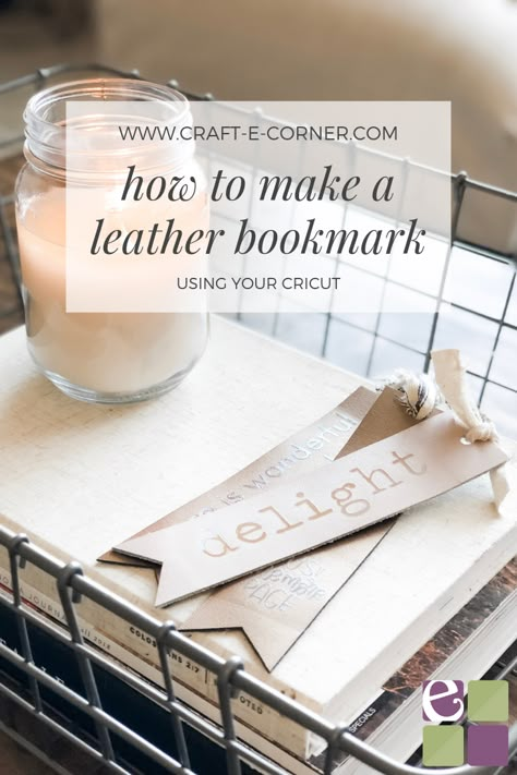 Using your Cricut Maker, learn how to cut leather and apply iron-on to make a bookmark! This DIY makes great gifts and is perfect for the avid book-lover. Leather Bookmark Diy, Short Bedtime Stories, Cricut Iron On Vinyl, Cricut Maker Projects, Bookmark Diy, How To Make Leather, Leather Bookmarks, Idee Cricut, Diy Leather Earrings