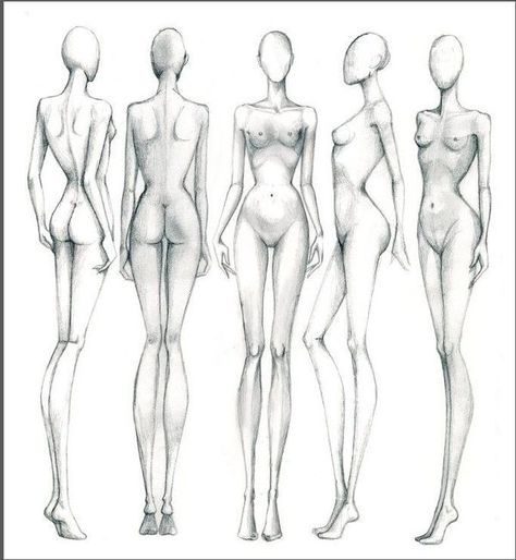 Model Poses Drawing Template, Fashion Body Sketch, Sketches Anatomy, Fashion Sketchbook Inspiration, Fashion Model Drawing, Croquis Fashion, Fashion Figure Templates, Fashion Sketching, Fashion Illustration Poses