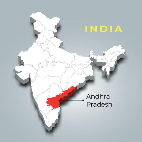 Andhra Pradesh map location in India 3d isometric map. Andhra Pradesh map vector illustration Andhra Pradesh Map, Isometric Map, 3d Isometric, India Map, Cityscape Photos, Logo Banners, Map Vector, Andhra Pradesh, Insta Stories