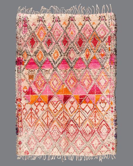 Vintage Moroccan Beni Ouarain Carpet BO_158 Moroccan Interior Design, Moroccan Textiles, Colorful Moroccan Rugs, Space Rugs, Moroccan Interiors, Deco Boheme, Boucherouite Rug, Moroccan Design, Moroccan Carpets