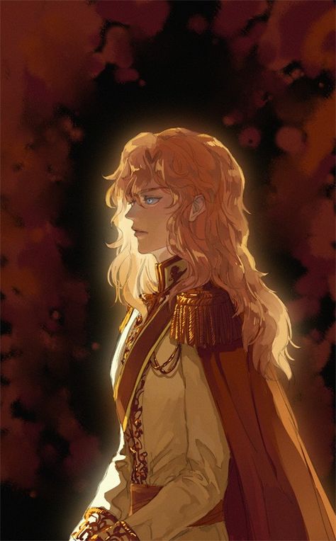 Reinhard Von Lohengramm Fanart, Rose Of Versailles Fanart, King Anime Art, King Oc Art, Lady Oscar Fanart, Prince Character Design, Reinhard Von Lohengramm, King Reference, King Fanart