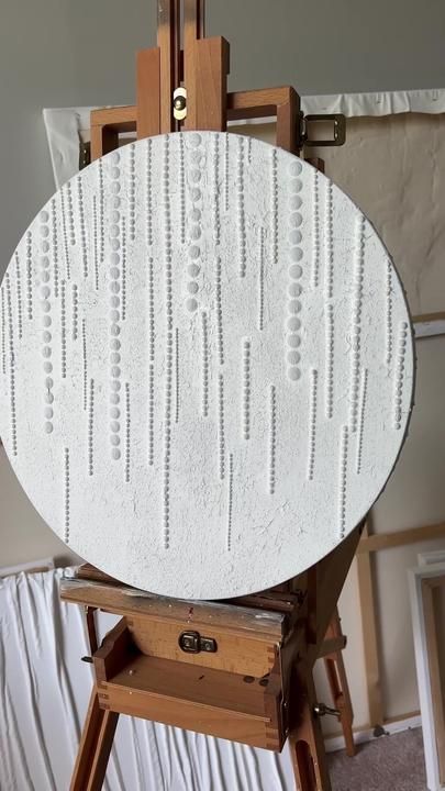 Circle Canvas Art, Painting Tiktok, Circle Canvas, Boho Crafts Diy, Wall Decor Abstract, Art Abstract Painting, Home Decor Modern, Plaster Art, Modern Houses Interior