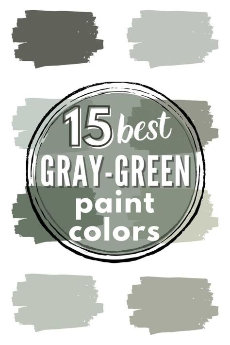 English Cottage Paint Colors Sherwin Williams, Sage Green Powder Room Ideas, Popular Green Paint Colors 2023, Smoky Green Paint, Paint Ideas For Small Bathrooms, Popular Exterior Paint Colors 2024, Best Gray Green Paint Colors, Popular Green Paint Colors, Green House Color