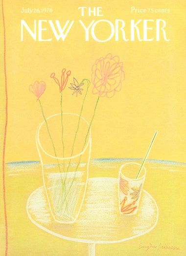 The New Yorker Magazine, New Yorker Magazine, New Yorker Covers, Dorm Posters, Yellow Walls, Beating Heart, Yellow Art, Cover Artwork, Yellow Aesthetic