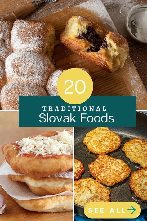 Slovakian Food, Slovenian Food, Slovak Recipes, Lithuanian Recipes, Czech Food, Heritage Recipes, Eastern European Recipes, Croatian Recipes, Ukrainian Recipes