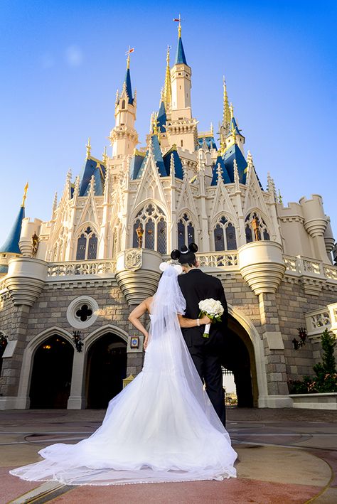 Kingdom Ideas, Wedding Disney, Disney World Wedding, Disney Inspired Wedding, Beau Film, Disney Wedding Theme, Disney Fine Art, Disney Fairy Tale Weddings, Cinderella Wedding