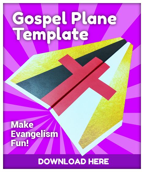 Based on the same colors as the popular Wordless Book, this gospel presentation idea uses paper airplanes to share the message of salvation with children. Child evangelism can be fun! Print this free template and use it in your Children's Ministry, during Sunday school, VBS or on Mission Trips! Download here: https://www.letthelittlechildrencome.com/child-evangelism-resources/wordless-gospel-plane The Plan Of Salvation, Vacation Bible School Craft, Wordless Book, Bible Object Lessons, Children's Church Crafts, How To Explain, Plan Of Salvation, Sunday School Crafts For Kids, Bible School Crafts