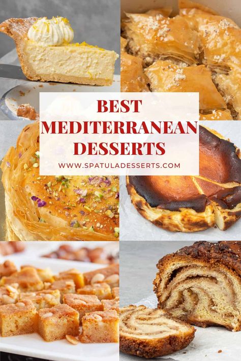 6 different mediterranean desserts. Meteranian Desserts, Medditeranean Dessert Recipes, Medeteranian Desserts, Easy Mediterranean Dessert Recipes, Mediterranean Diet Desserts Simple, Mediterranean Diet Desserts Sweets, Medditeranean Desserts, Mediterranean Desserts Recipes, Mediterranean Desserts Easy