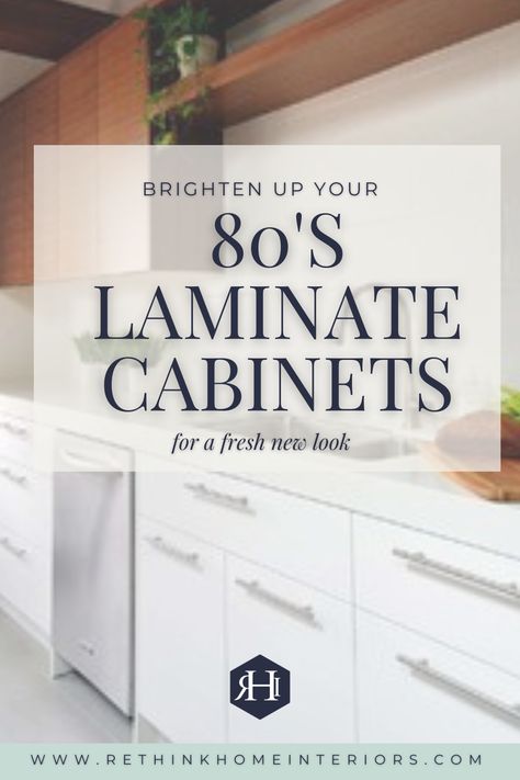 Formica Kitchen Cabinets Makeover, Faux Cabinets Kitchen, Kitchen Cabinet Formica, How To Update Laminate Cabinets, Update Laminate Kitchen Cabinets, Laminate Cabinets Makeover, Update Formica Cabinets, Laminated Wood Kitchen Cabinets, How To Update Laminate Kitchen Cabinets