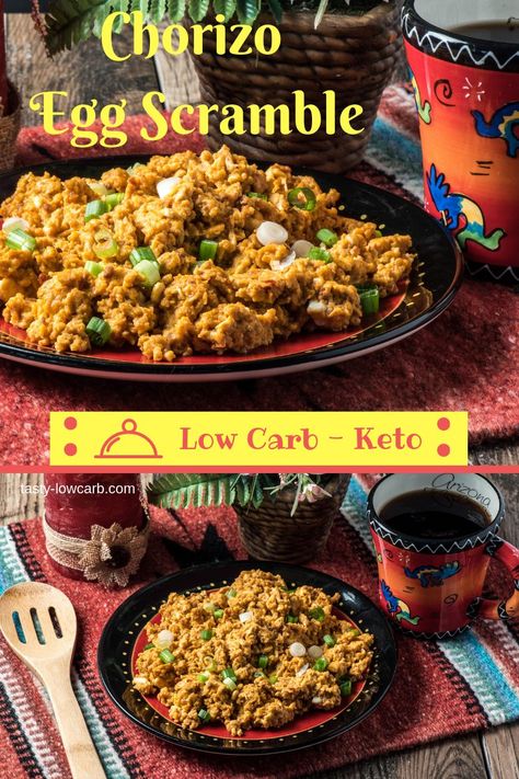 Chorizo Egg Scramble with Cheese Chorizo Recipes Healthy, Keto Chorizo, Queso Chorizo, Egg Scramble, Chorizo And Eggs, Wls Recipes, Chorizo Recipes, Vegan Lunch Recipes, Mexican Food Recipes Easy