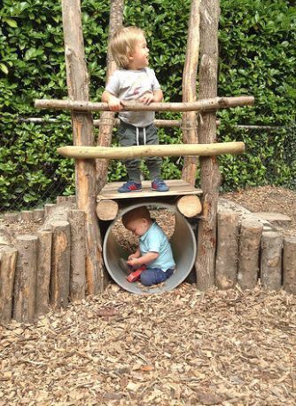 Natural Play Spaces, Outdoor Kids Play Area, Play Area Backyard, Outdoor Play Spaces, Backyard Kids Play Area, Play Garden, Outdoor Play Areas, Diy Playground, Kids Outdoor Play