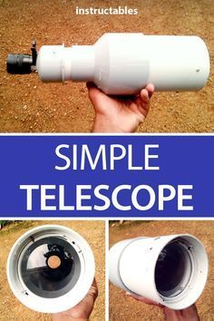 Homemade Telescope, Sky Watching, Diy Telescope, Physics Projects, Amateur Astronomy, Diy Gadgets, Pvc Projects, Diy Tech, Astronomical Telescope