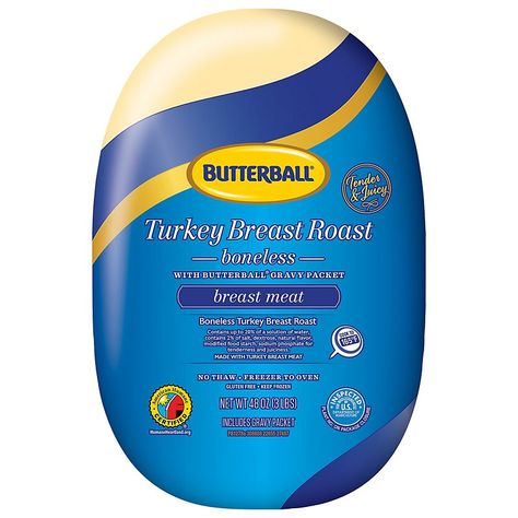 Butterball Frozen Boneless Turkey Breast Roast - Shop Meat at H-E-B Roast With Gravy Packet, Butterball Boneless Turkey Breast, Butterball Turkey Breast, Boneless Turkey Breast Roast, Boneless Turkey Roast, Turkey Breast Roast, Roast With Gravy, Boneless Turkey Breast, Turkey Seasoning