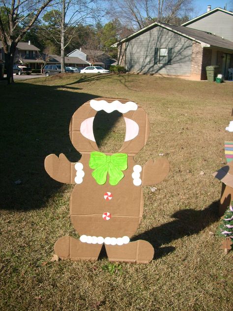 Cardboard Gingerbread, Santa Workshop, Gingerbread Activities, Gingerbread House Parties, Gingerbread Party, Winter Holiday Party, Christmas Photo Booth, Gingerbread Decorations, Christmas Carnival