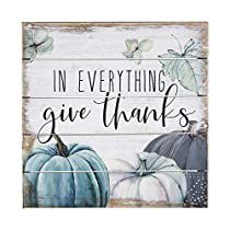 Check this out! Give Thanks Sign, Fall Pumpkins Painting, Faith Crafts, Smallwoods Signs, Small Gifts For Friends, In Everything Give Thanks, Rustic Thanksgiving, Fall Sign, Fall Table Decor