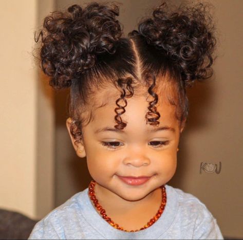 Curly Hair Baby, Baby Girl Hairstyles Curly, Stile Kylie Jenner, Mixed Baby, Cute Toddler Hairstyles, Lil Girl Hairstyles, Cute Hairstyles For School, Kids Curly Hairstyles, Cute Simple Hairstyles