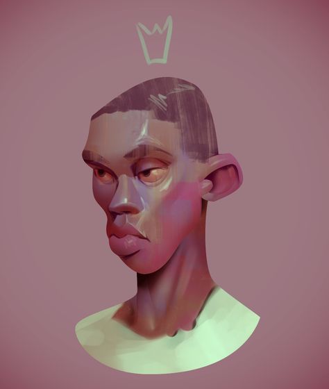 ArtStation - Portrait with the crown, Mike M Internet Art, Face Portrait, Learn Art, Art Color, Anatomy Art, Creature Design, Art Reference Poses, Portrait Drawing, Portrait Art