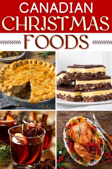 Canadian Christmas Food, French Canadian Christmas Traditions, American Christmas Food, International Christmas Recipes, Canadian Recipes, French Christmas Food, Canadian Christmas, Menu Sans Gluten, Canadian Cuisine