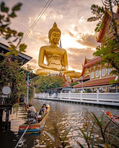 Landscape Nature, Bangkok Thailand, Bangkok, Buddha Statue, Lightroom, Thailand, Statue, Nature