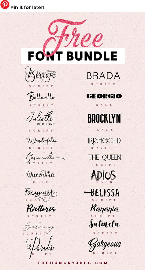 From Script to Slabs, All These Free Fonts Comes with Commercial Use Boho Cricut Fonts, Girly Lettering Fonts, Da Font Popular Fonts, Illustrator Fonts, Beach Fonts, Girly Fonts, Typographie Inspiration, Free Calligraphy Fonts, Best Script Fonts