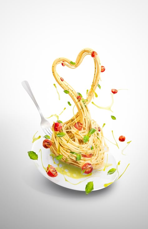 Pasta is Love, Love is Pasta on Behance Advert Design, Autodesk Maya, Social Media Advertising Design, Photography Advertising, Food Ads, Pasta Shapes, Pasta Noodles, Love Is, Social Media Design Graphics