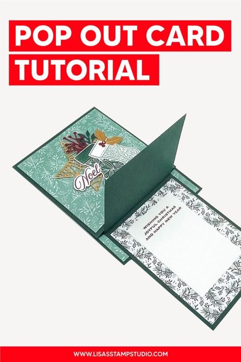 Fun Fold Cards Tutorials Pop Up, Popup Christmas Cards Diy, Pull Out Cards Diy, Split Coast Stampers Cards Ideas, Pull Cards Diy, Fun Folds For Cards, Fun Fold Cards Tutorials Templates Free, Message Card Design Ideas, Card Tutorials Cardmaking