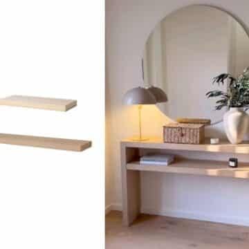 8 Ikea Lack Console Table Hack, Lack Console Table Hack, Ikea Console Table Hack, Console Table Hack, Ikea Console, Tall Shoe Cabinet, Ikea Console Table, Ikea Chandelier, Ikea Hacks For Cats