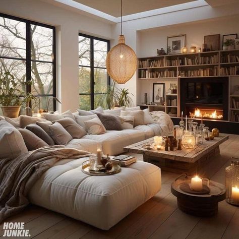 Small Downstairs Living Room Ideas, Quiet Luxury Aesthetic Interior, Modern Cozy Home Aesthetic, Living Room Designs Cozy Vintage, Comfy Living Room Aesthetic, Small Cozy Living Room Comfy, Hygee Room Decor Living Room, Small Lounge Room Ideas Cosy, Comfy Sofa Living Rooms Deep Couch