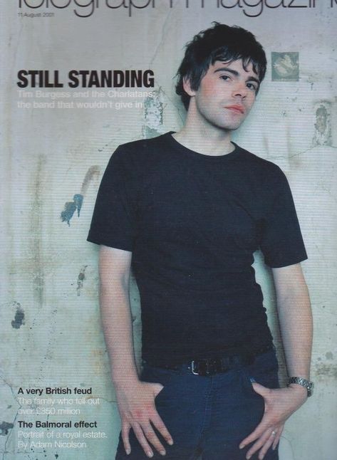 Tim Burgess, Still Standing, Mens Graphic Tshirt, Band, Mens Tshirts, Mens Tops, Music, Fictional Characters