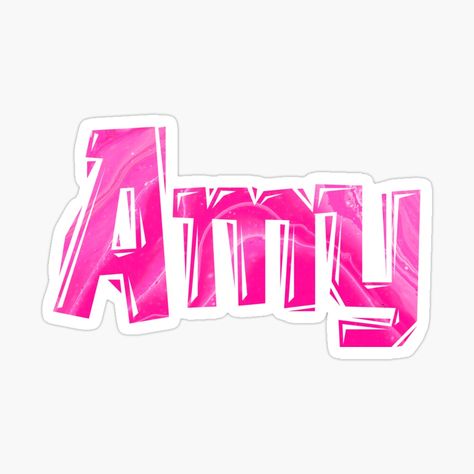 Amy Name, Sticker Cute, Name Tag, Neon Signs, Finding Yourself, Neon, For Sale