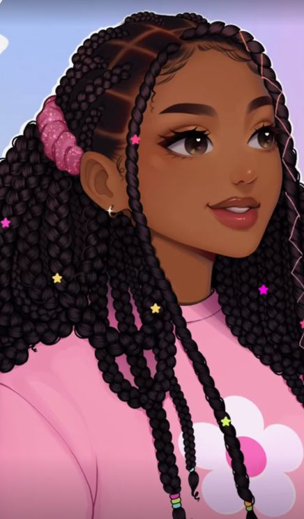 Black Women Drawings Sketch – Box Braid Twist Black Hairstyles Pink Fall Outfit Kawaii Digital Art Character Illustration - davidreed.co Black Women Drawings Sketch, Black Women Drawings, Kawaii Digital Art, Women Drawings, Digital Art Character, Braid Twist, Pink Fall, Black Hairstyles, Art Styles