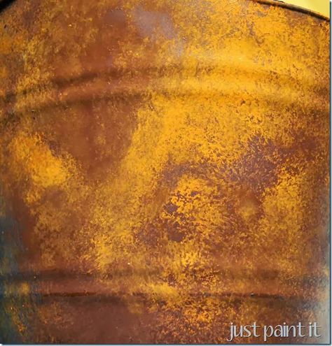 Rust Painting Technique, How To Paint Rust Effect, Rust Paint Color, Rust Color Paint, Paint Styles, Painting Tricks, Faux Rust, Rock Walls, Faux Rock