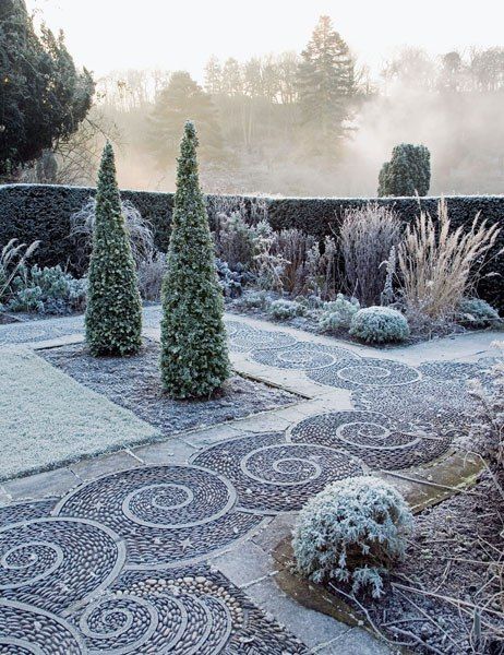 Arabella Lennox-Boyd garden! Must get this: A New Book Celebrates the Beauty of Contemporary English Gardens Classic Garden Design, English Gardens, Pebble Mosaic, Longwood Gardens, Classic Garden, Have Inspiration, All About, Garden Pathway, Flowers Wallpaper