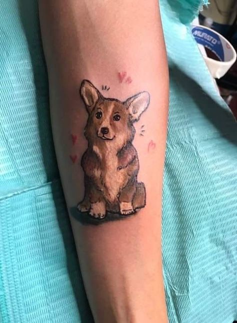 14 Tattoo Ideas For Corgi Lovers | Page 2 of 4 | PetPress Corgi Ears Tattoo, Corgi Tattoo, Pet Memorial Tattoo, Bum Tattoo, Dog Tattoo Ideas, Dog Memorial Tattoos, Dog Outline, Tattoo Templates, Memorial Tattoo