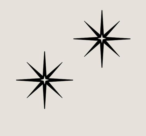 FREE SHIPPING ON THIS ITEM!! 4 Pieces - 2 large starbursts and 2 small stars. Mid-Century Modern Starburst Wall Decor. Hang one as an accent piece, or hang multiples to create an accent wall. Give your space a mid-century modern vibe. Made of acrylic No assembly & very easy to hang 4 Pieces - 2 large starbursts and 2 small stars.Color will vary slightly from image due to screen settings.Large Size: Height 10.25 inches x Width 10.25 inches x Depth 1/8 inch Small Size: Height 6.5 inches x Widt Wedding Stationary Design, 4 Point Star, Starburst Wall Decor, Small Stars, Doodle Tattoo, Star Stencil, Modern Tattoos, Tattoo Project, Stationary Design