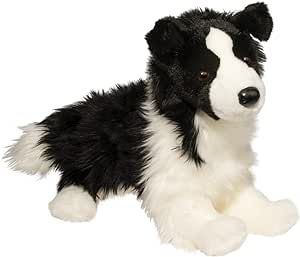 Douglas Chase Border Collie Dog Plush Stuffed Animal Collie Breeds, Black And White Coat, Dog Stuffed Animal, Border Collie Dog, Collie Dog, Plush Dog, Animal Plush Toys, Border Collie, Stuffed Animal